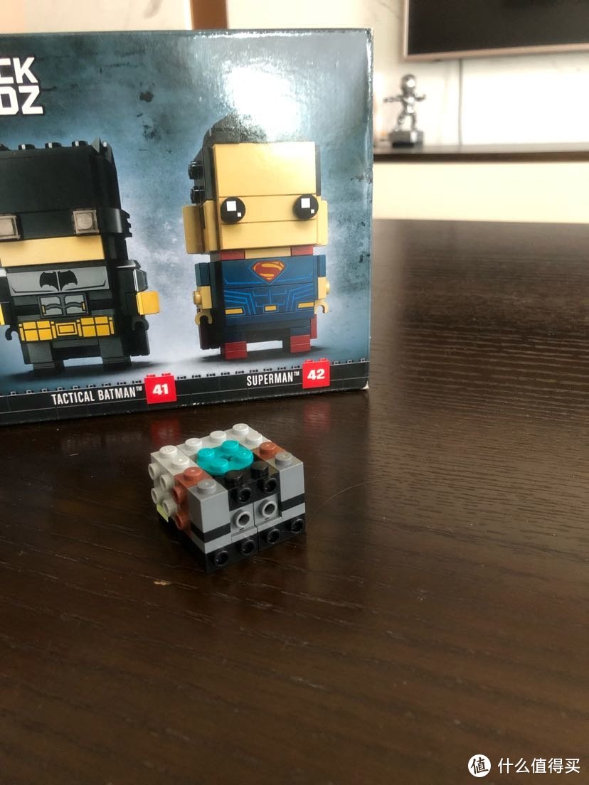 LEGO乐高 BrickHeadz方头仔41610蝙蝠侠和超人战略套装