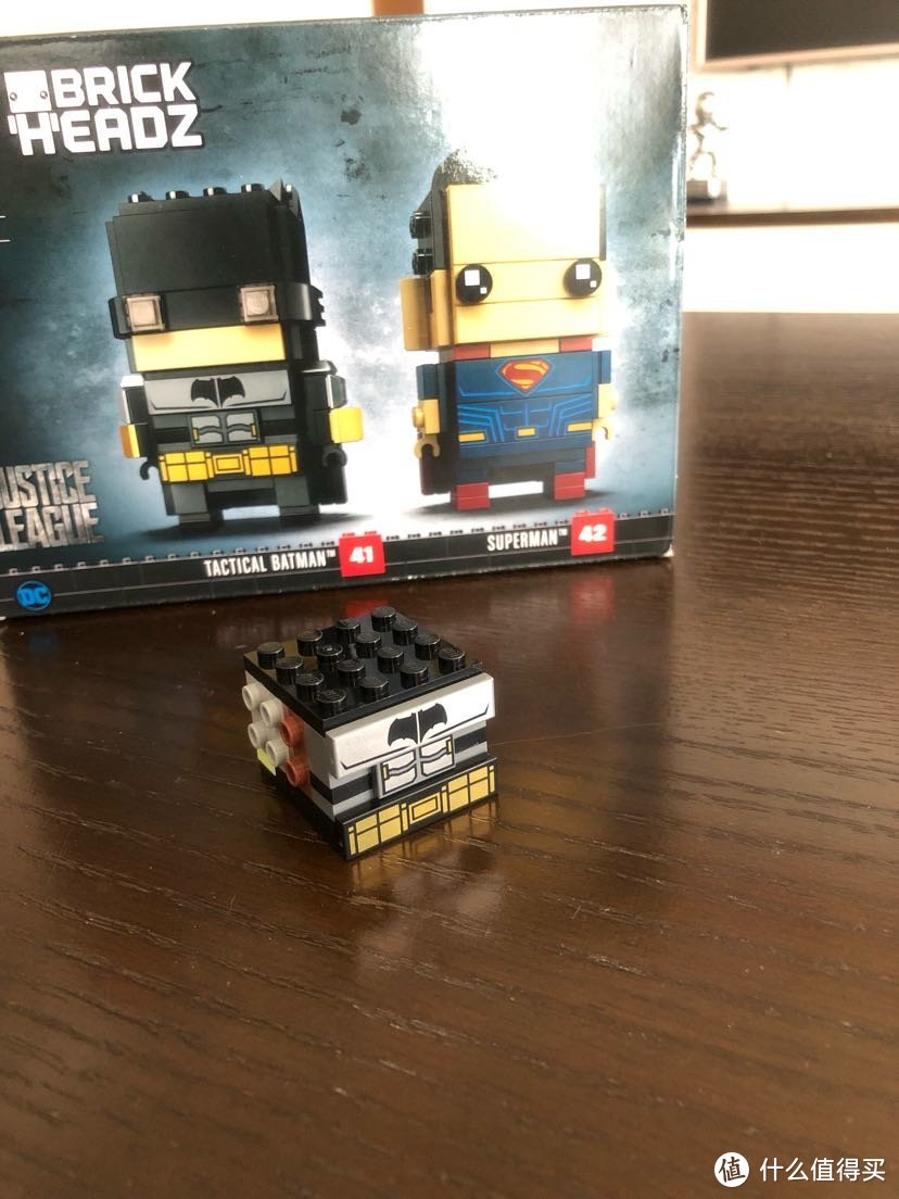 LEGO乐高 BrickHeadz方头仔41610蝙蝠侠和超人战略套装