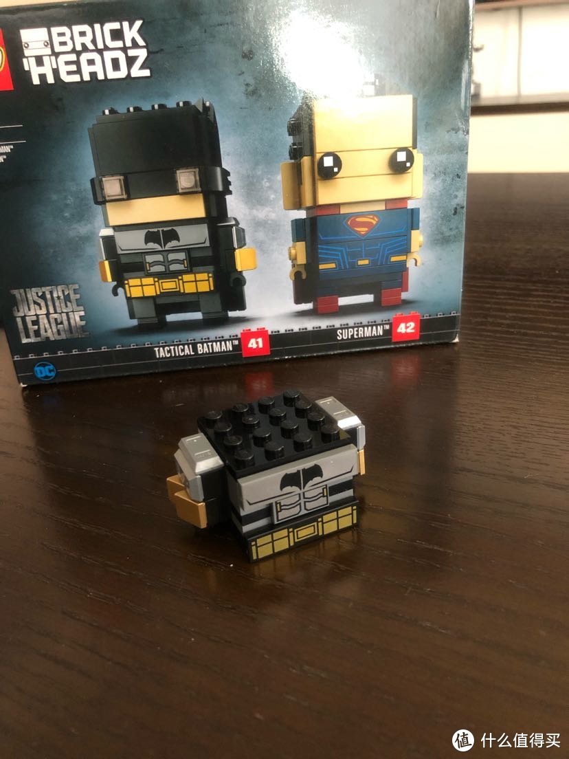 LEGO乐高 BrickHeadz方头仔41610蝙蝠侠和超人战略套装