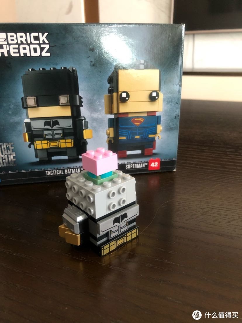 LEGO乐高 BrickHeadz方头仔41610蝙蝠侠和超人战略套装