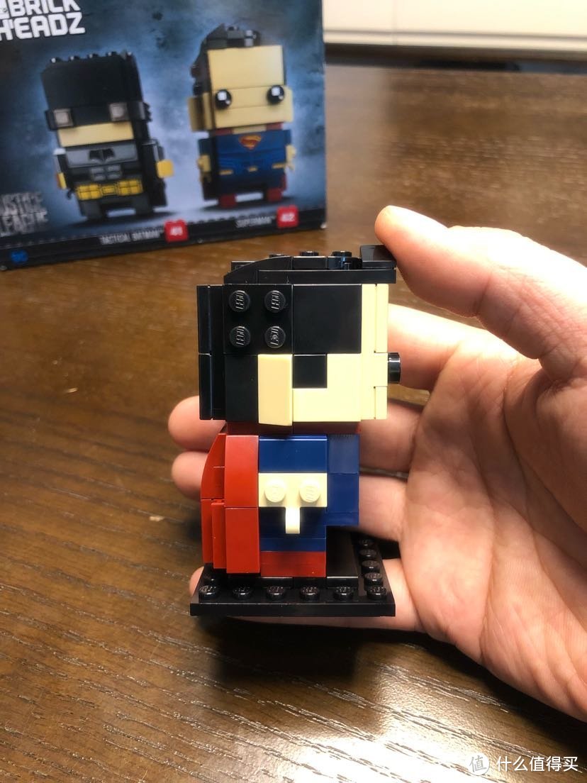 LEGO乐高 BrickHeadz方头仔41610蝙蝠侠和超人战略套装