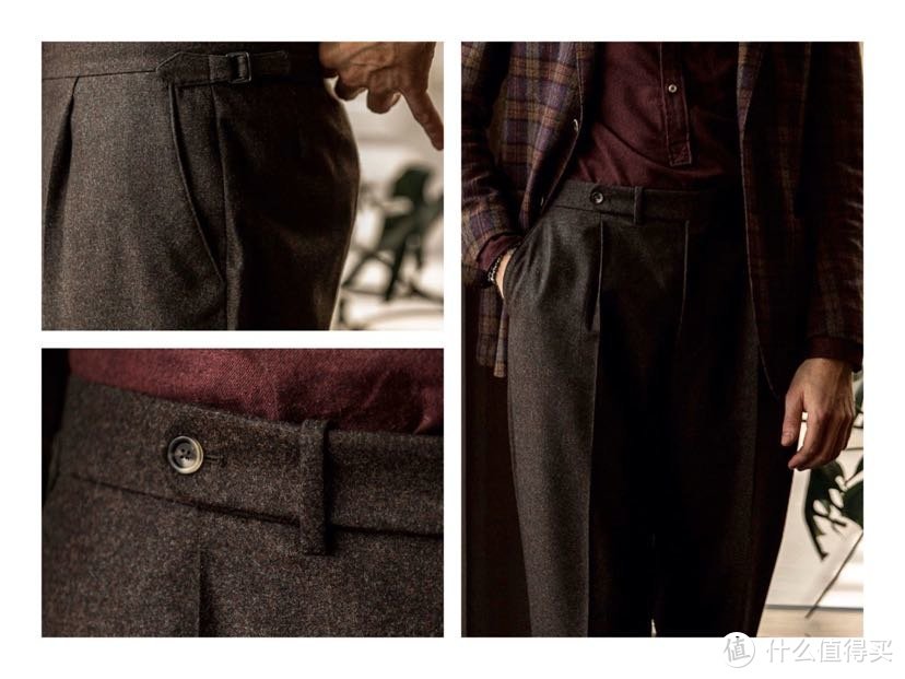 抗皱、保暖的法兰绒西裤是冬天通勤族的必备