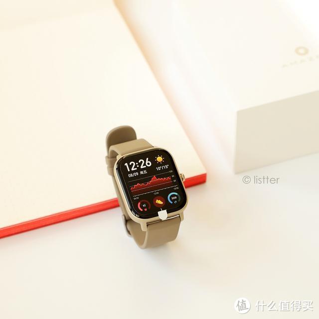 华米Amazfit GTS手表钛金属版图赏，两周续航优雅奢华