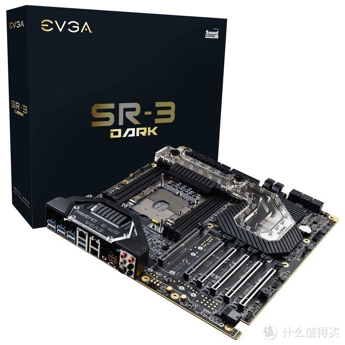 水冷压制、支持28核、双万兆：EVGA 推出 SR-3 Dark *级主板 