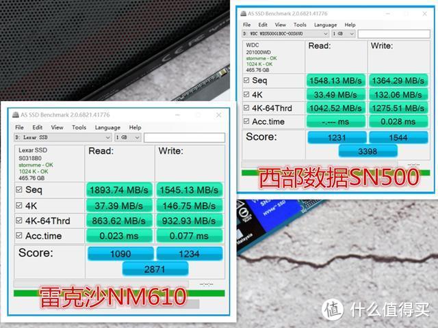 固态到底怎么选？雷克沙NM610和西部数据SN500固态硬盘实测对比