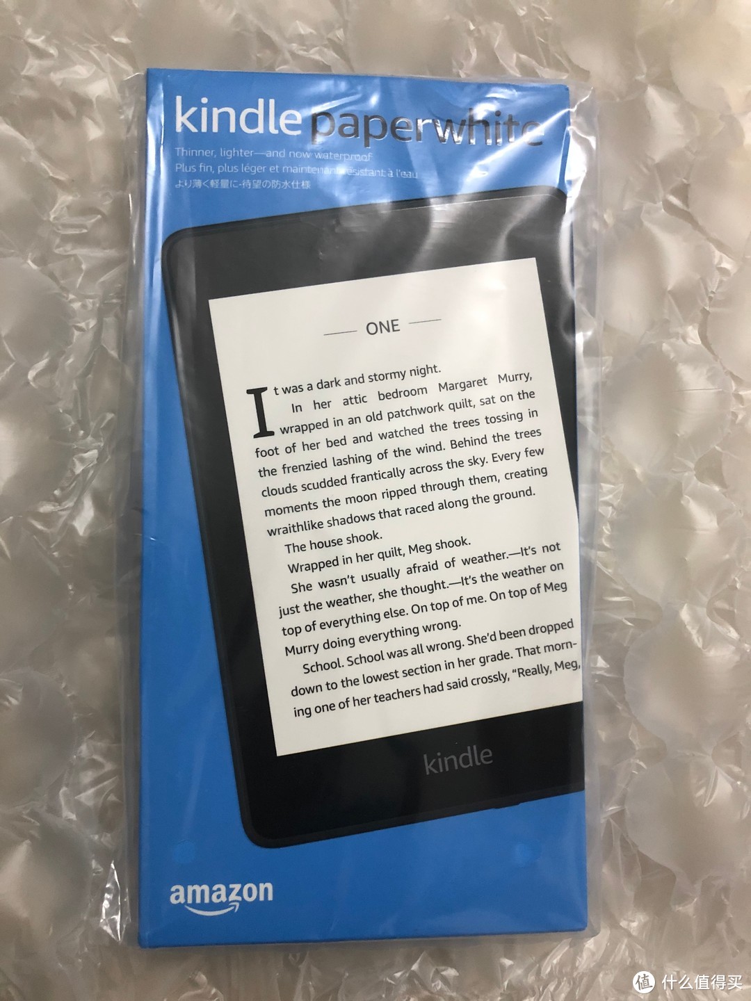 开箱2：泡面伴侣-Kindle Paperwhite 4多多下车记