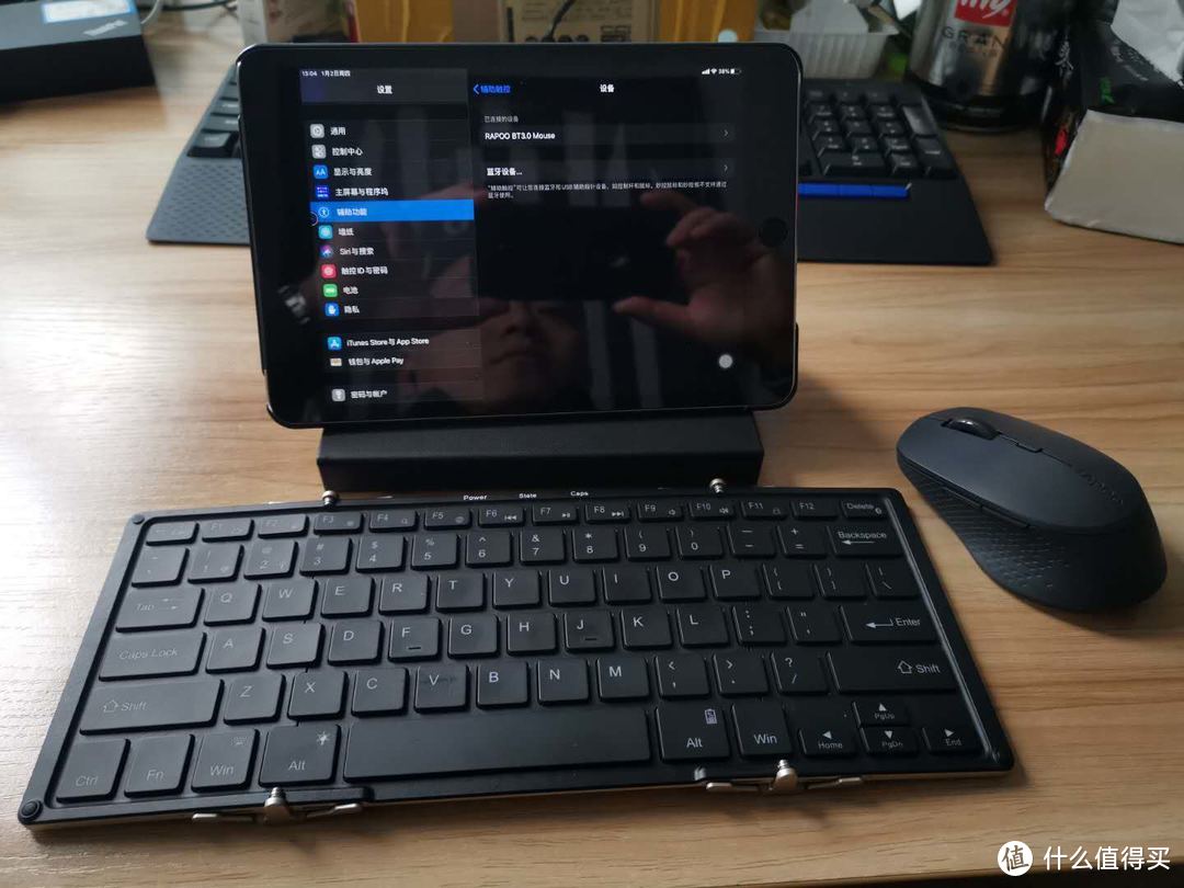 iPad mini4 iPadOs 13 雷柏M300鼠标加BOW折叠键盘轻度体验