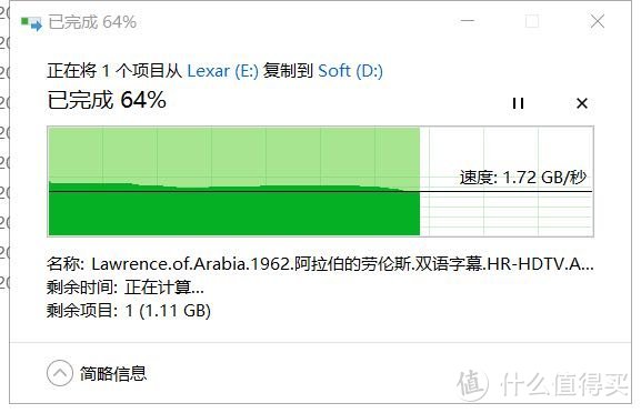 雷克沙（Lexar） S47 128G U盘简单测试