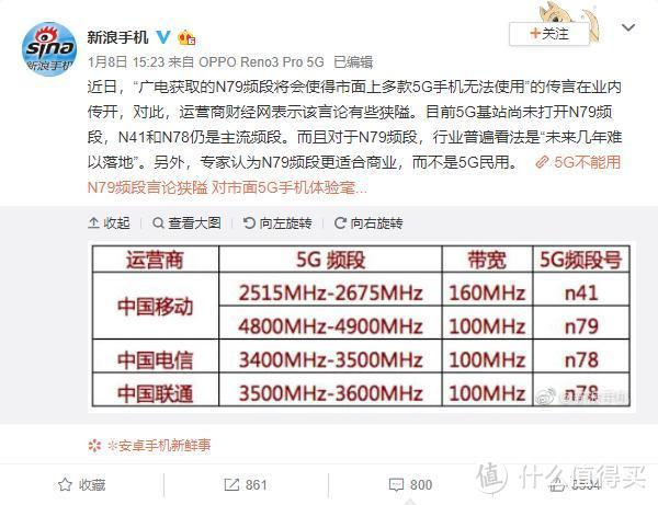 再次真假5G之争，N79频段能否成为5G手机的唯一标准？