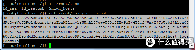 出现ssh-rsa开头的一大串字符，全部复制
