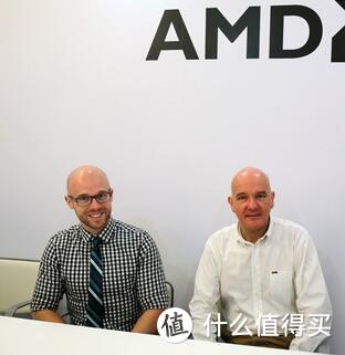 AMD资深显卡产品技术沟通负责人：Rober Hallock（左）