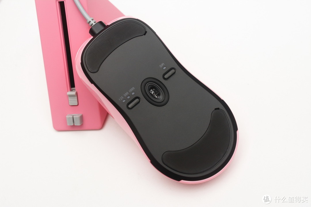 低背大手FPS鼠标， ZOWIE FK1-B粉色小感