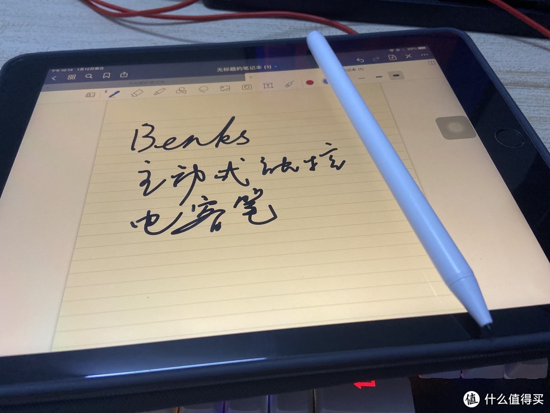 benks主动式电容笔 Apple pencil的优秀代替品