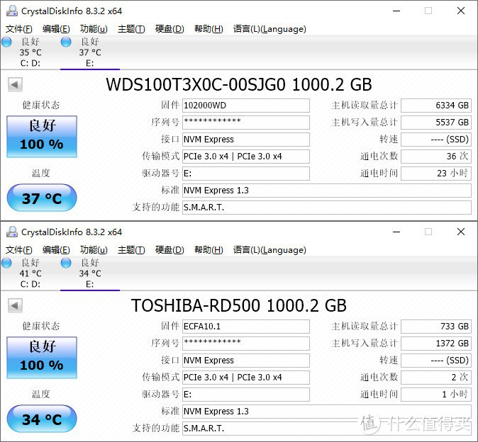 来看网红 SSD 打架，西数 SN750 1TB VS 东芝 RD500 1TB 