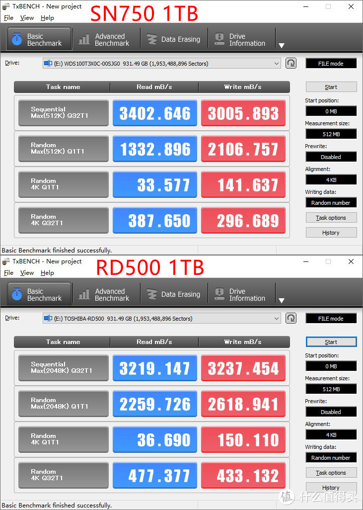 来看网红 SSD 打架，西数 SN750 1TB VS 东芝 RD500 1TB 