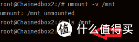 取消挂载后/mnt路径再次变空