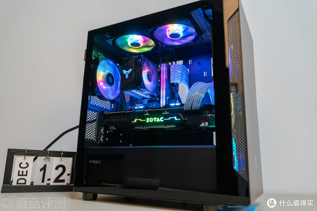 蘑菇爱搞机篇一百六十三体积小巧外观酷炫乔思伯cr1200塔式散热器评测