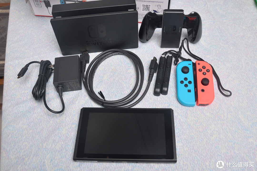 四口之家的新年礼物switch+健身环大冒险+马里奥派对套装+舞力全开