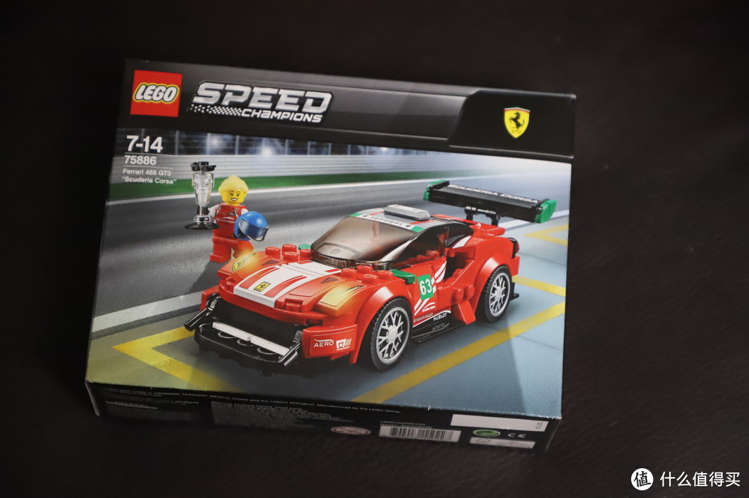 LEGO 法拉利 488 GT3 六颗粒冠军赛车也香