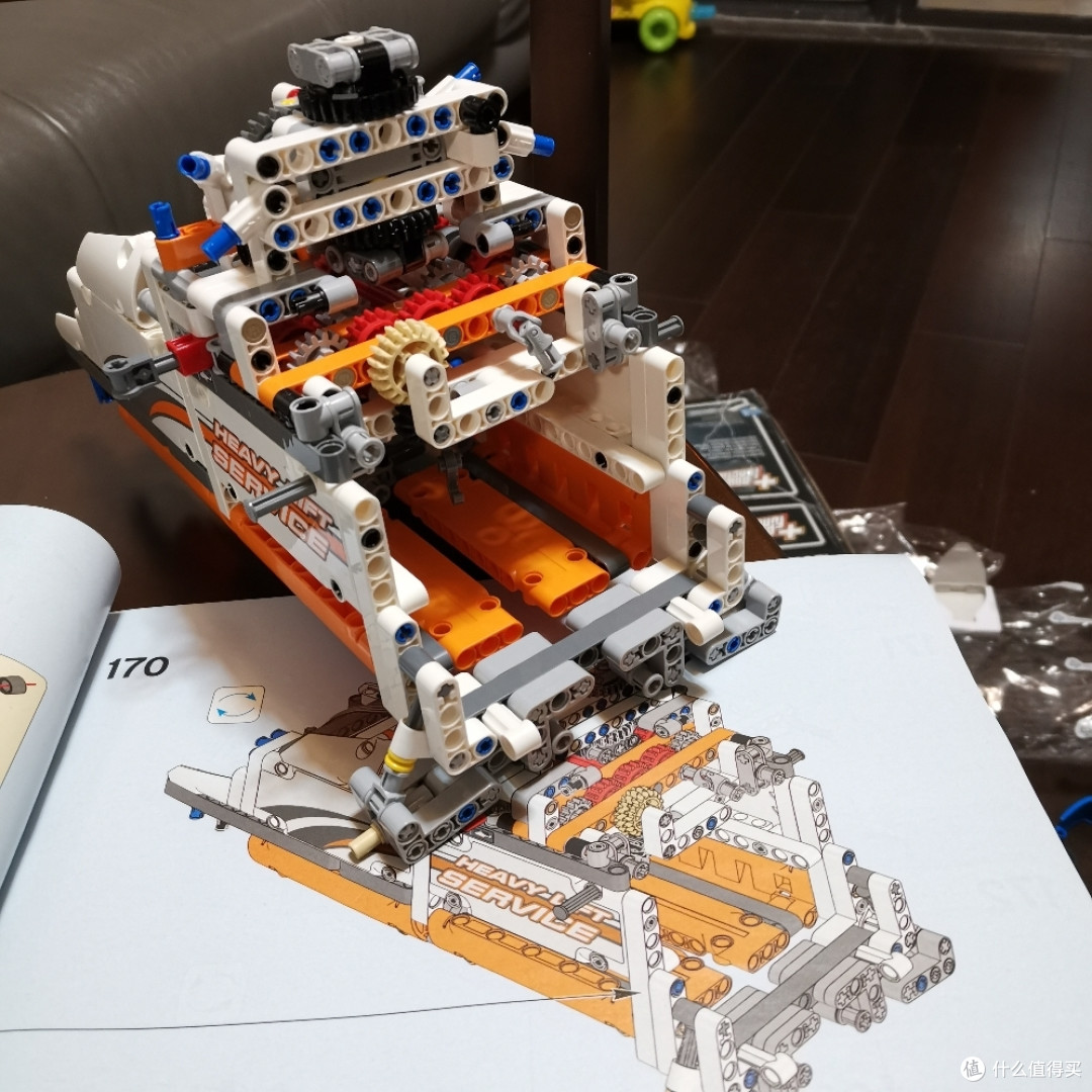 老杨的玩具仓库 篇十:乐高机械组 42052 双旋翼运输直升机