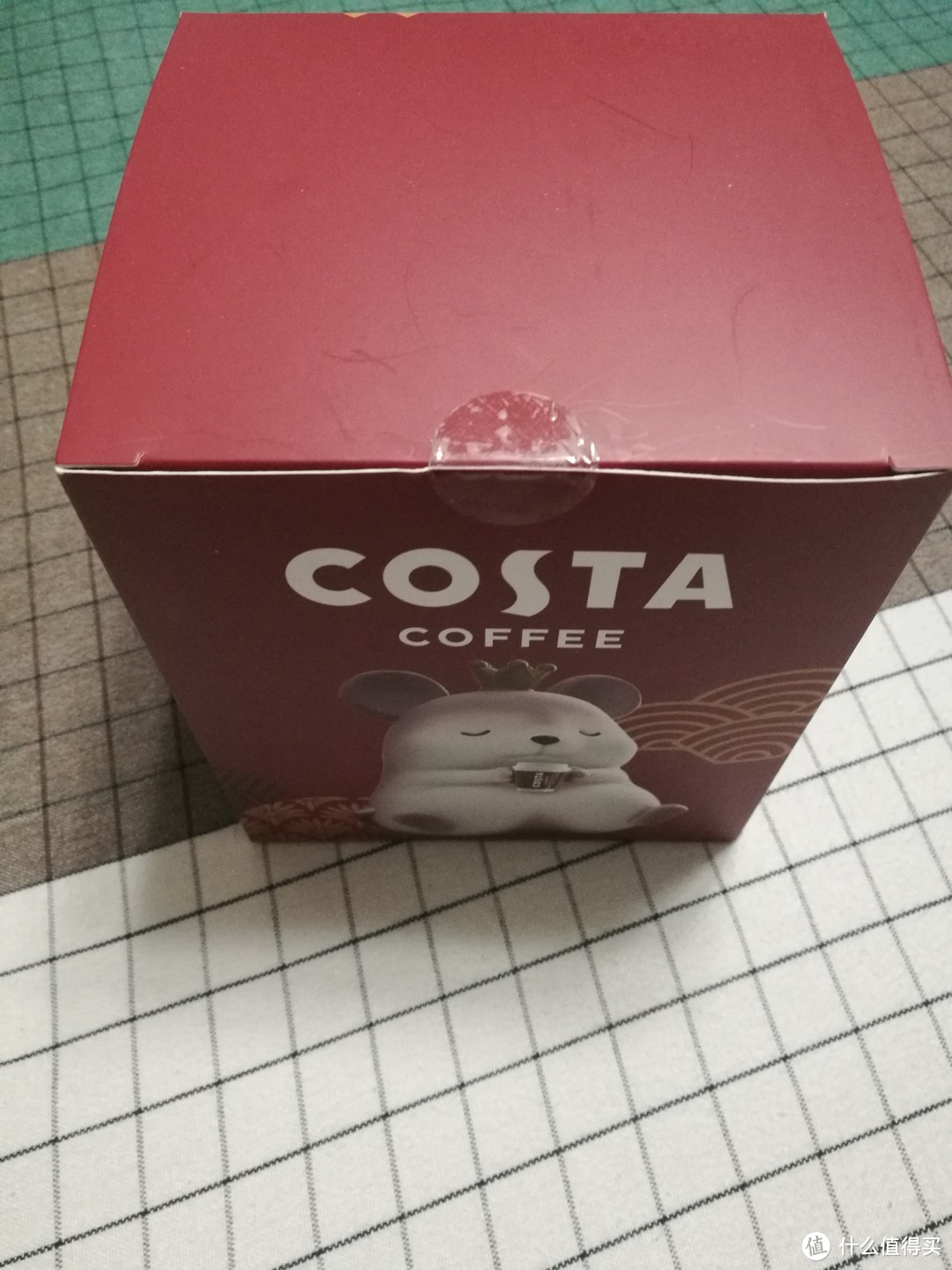 Costa Coffee（咖世家）花666积分兑换的新春萌鼠储蓄罐，萌到心里。