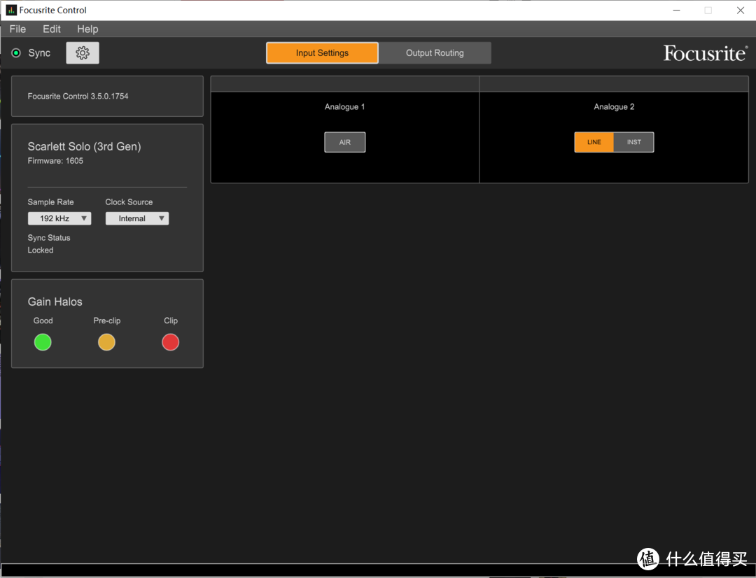 Scarlett Solo 3 interface