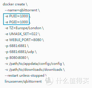 指定uid、gid为1000的用户运行容器