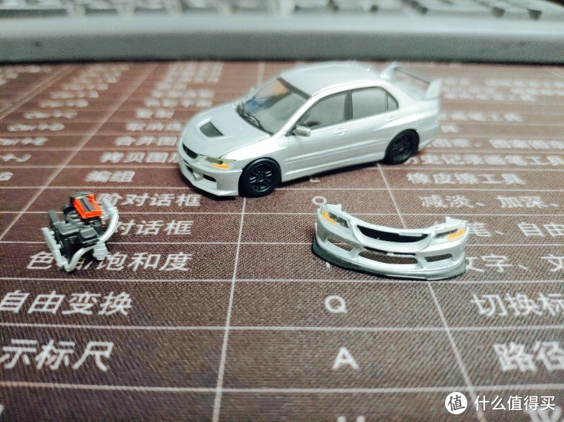 粗看 Y.E.S 1:64 三菱EVO9 车模 