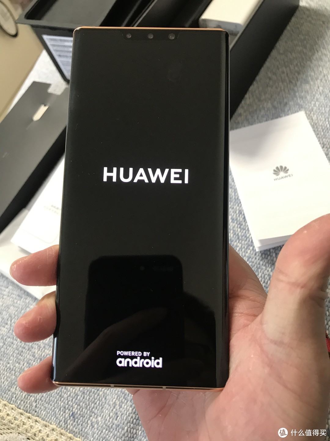 媳妇的Mate 30 pro 5G 丹霞橙开箱