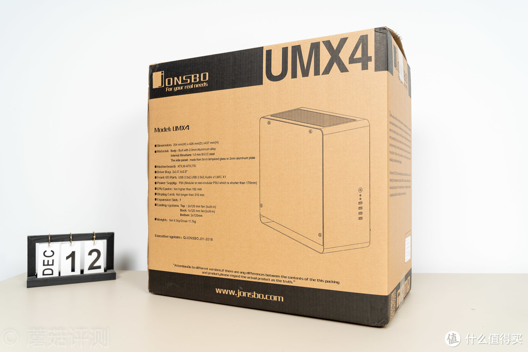 用料厚道，设计精致、乔思伯（JONSBO）UMX4 RGB机箱 评测