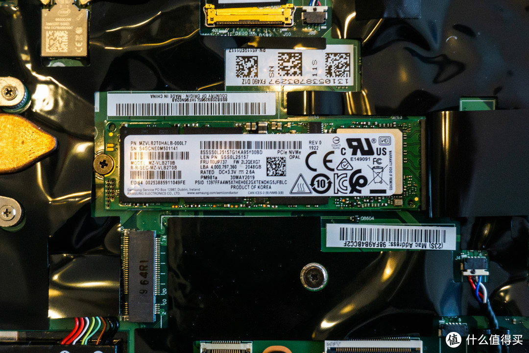 2019年5月30日生产的三星PM981a 2TB nvme固态硬盘
