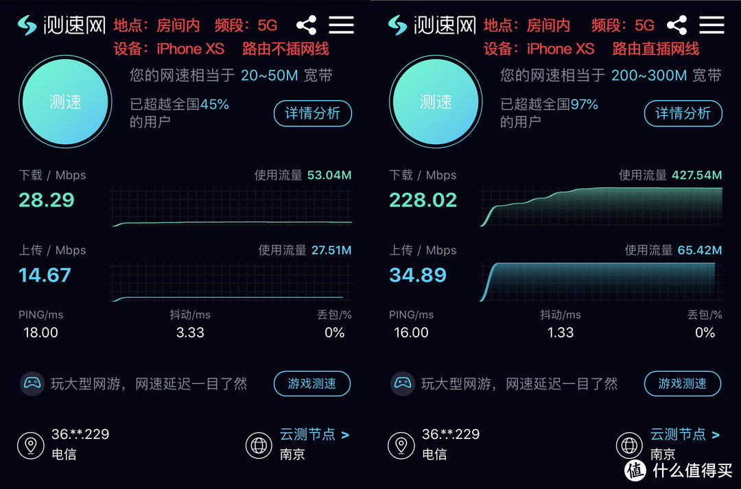 iPhone XS 5G频段前后对比