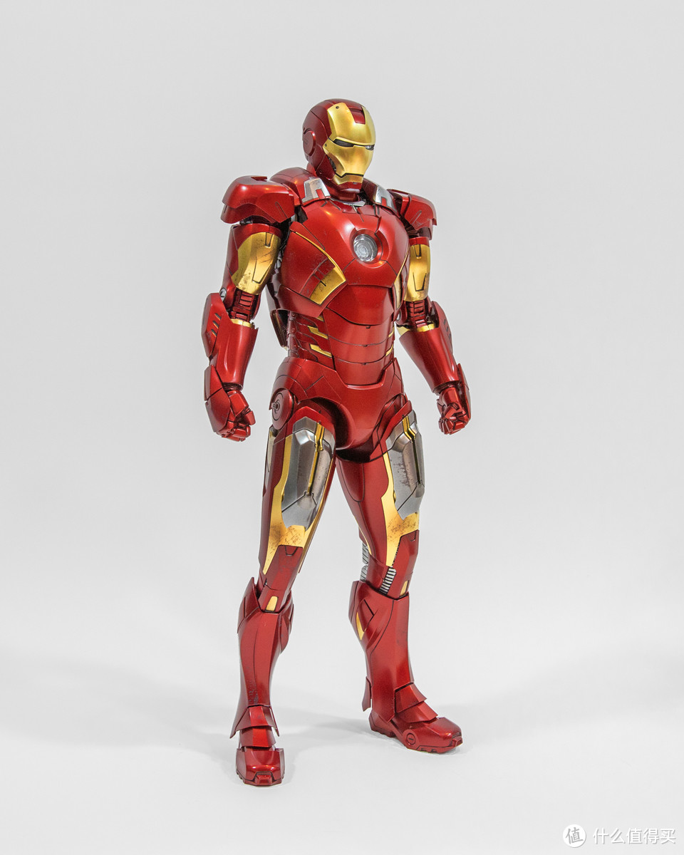 怀念华丽的首次集结——Hot Toys 钢铁侠 Mark 7 合金版 1/6可动人偶