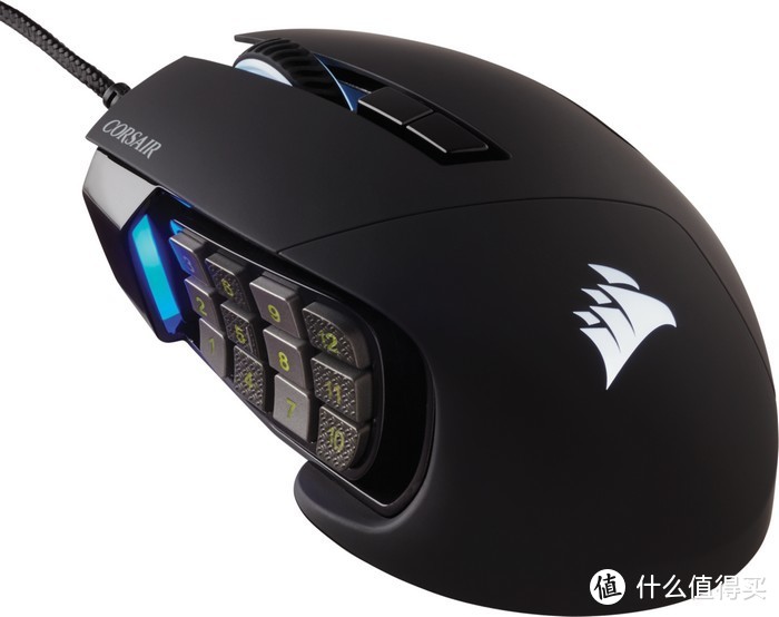 多侧键适合网游：美商海盗船发布 SCIMITAR RGB ELITE 执法者精英版 游戏鼠标