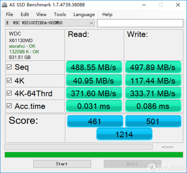 大容量普及先锋西部数据WD BLUE 1TB SSD评测_固态硬盘_什么值得买