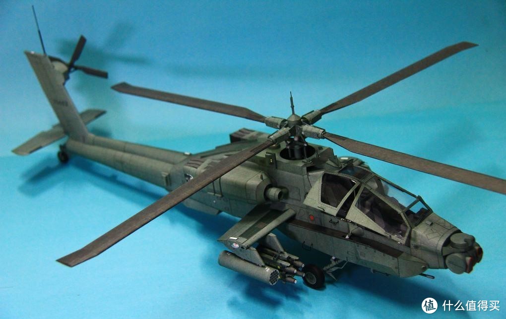 纸模-阿帕奇武装直升机