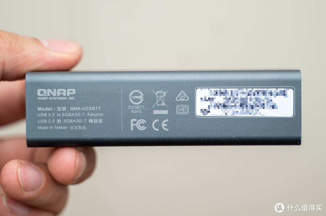 我放弃了万兆网卡，换上了它：威联通QNA-UC5G1T USB3.0转5GbE网卡，群晖可用！