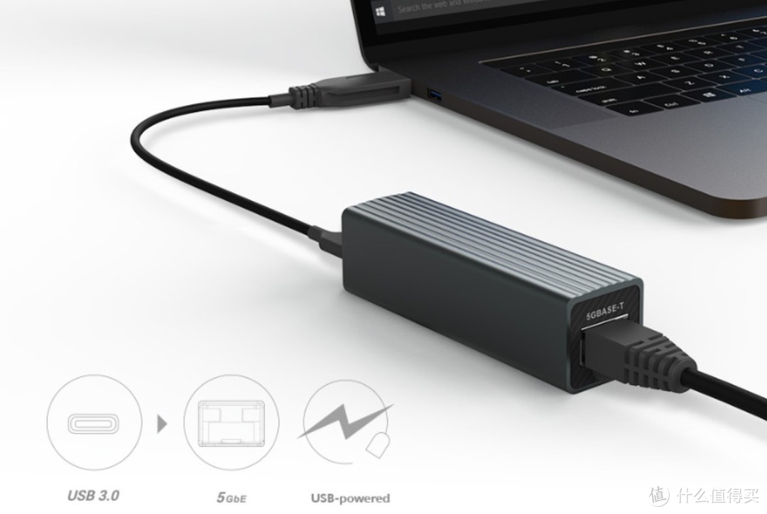 我放弃了万兆网卡，换上了它：威联通QNA-UC5G1T USB3.0转5GbE网卡，群晖可用！