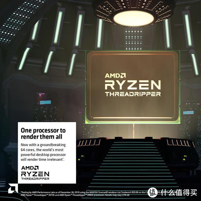 高端领域一打二无压力：AMD Threadripper 3990X “U皇” 性能曝光，2月7日发售