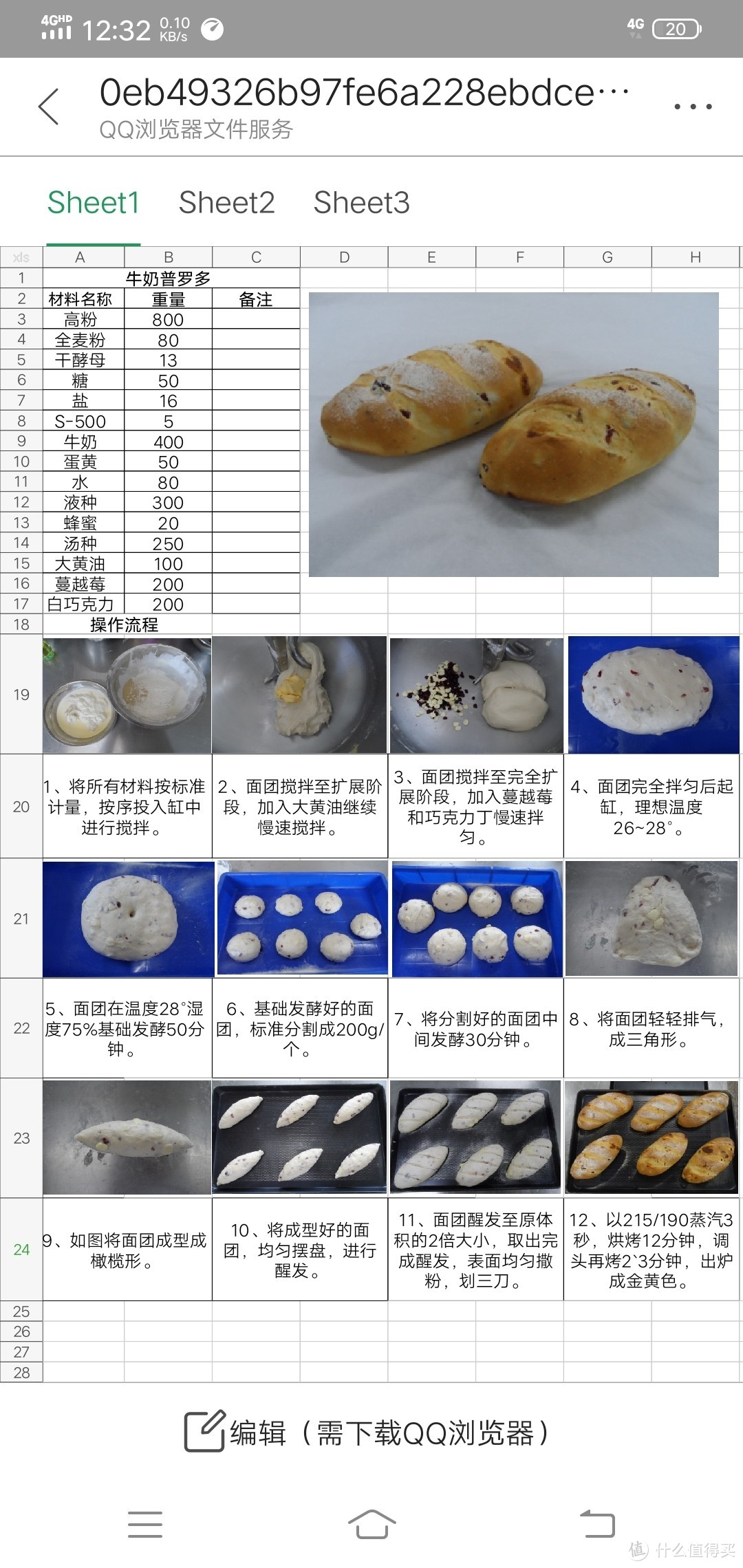 纯正天然酵母欧包分享