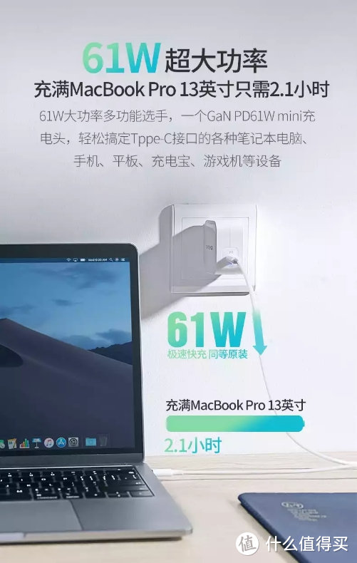 极速快充体验-RAVPOWER 61W急速充电器