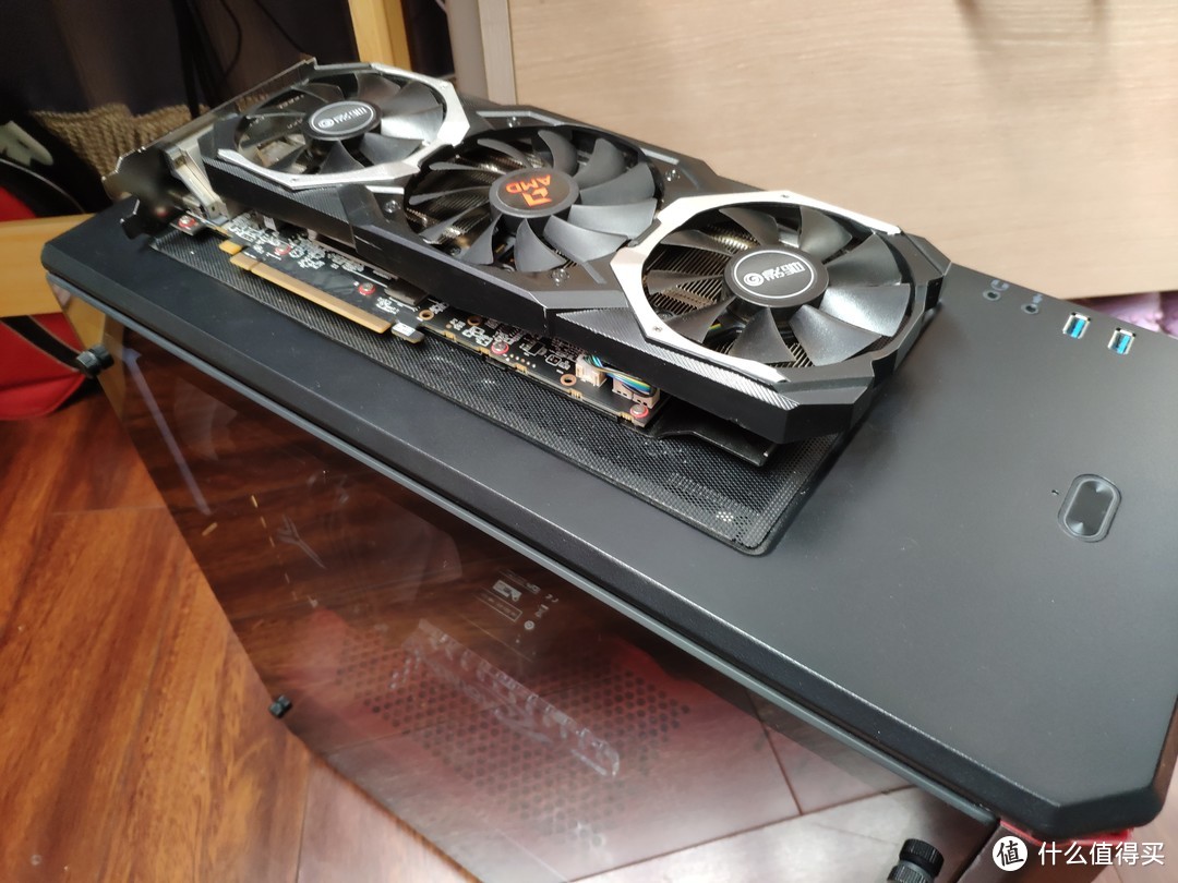 第一步，先从淘数码1号机把大狼神RX470 4GB（已刷RX570）拆过来