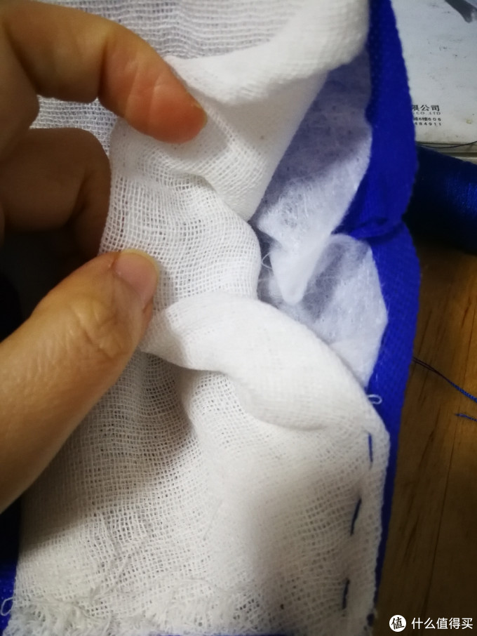 塞入第二层,弄平整