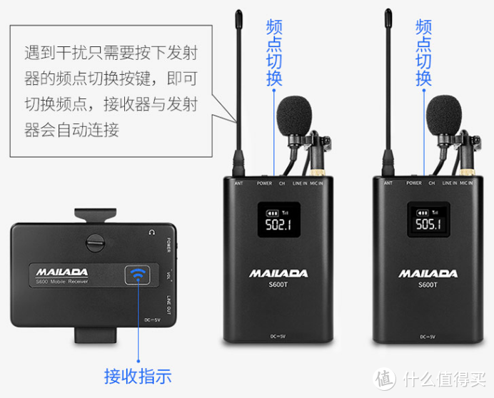 麦拉达S600pro网络授课录音麦克风，视频教学录音好帮手
