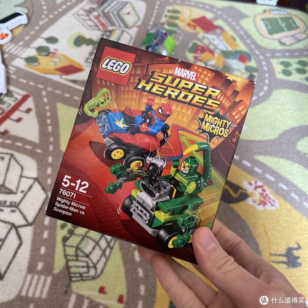 LEGO超级英雄系列76071蜘蛛侠对战蝎子