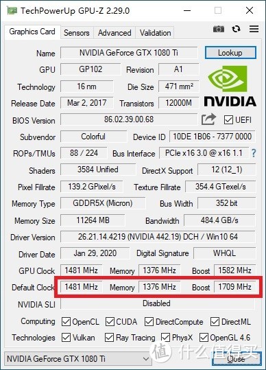 都怪这张1080Ti，阻止我换20系显卡、七彩虹GTX 1080Ti Vulcan AD显卡评测