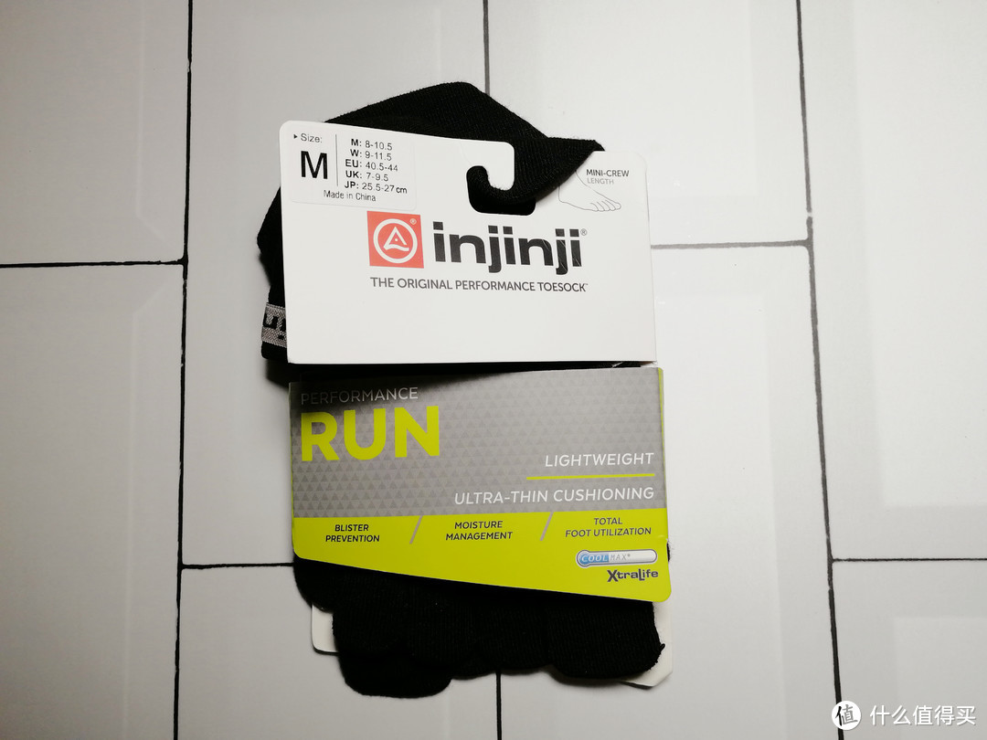 跑步/徒步小帮手--injinji五指袜开箱