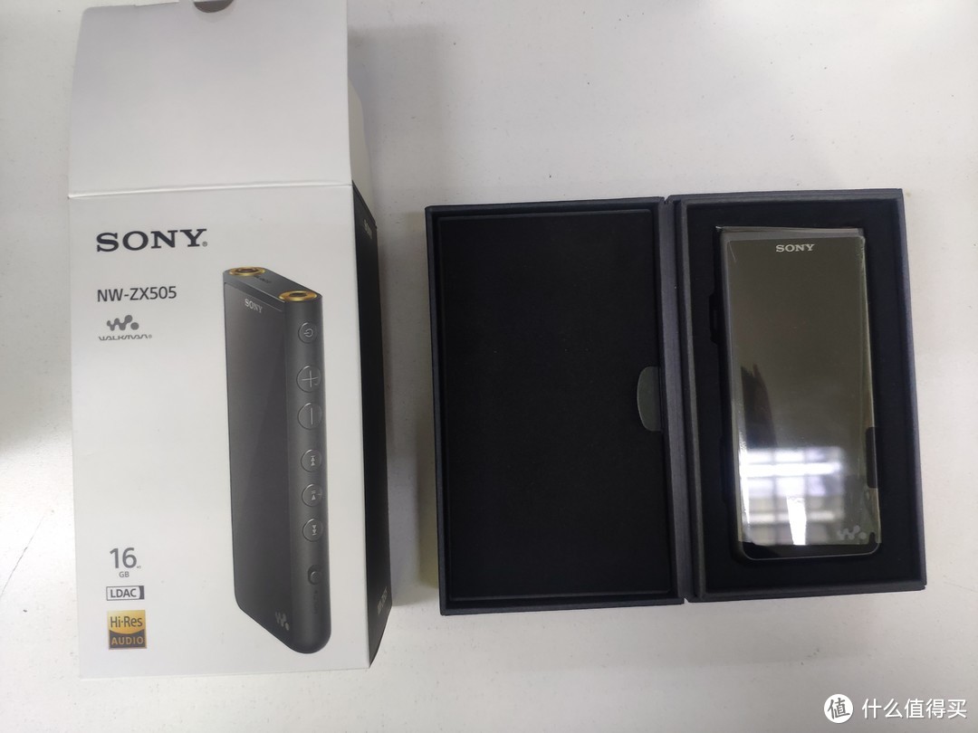 索尼zx505随身播放器开箱