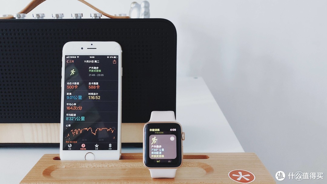 Apple Watch Series 3 跑步数据界面 ⬆️