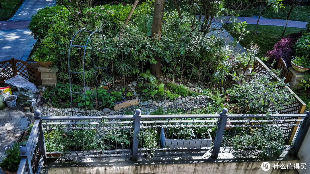 二楼次卧看向花园